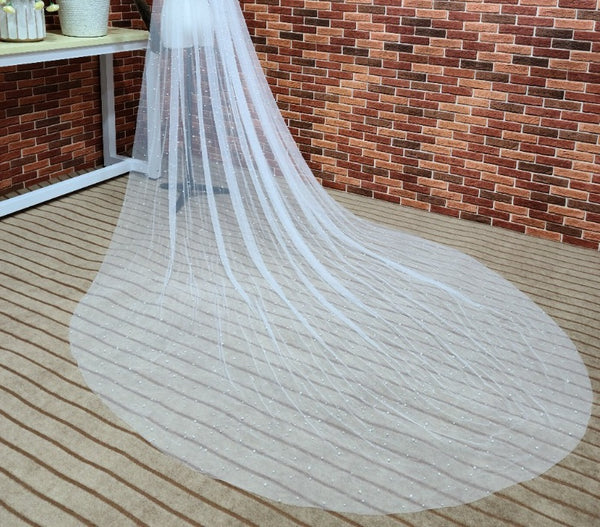Custom veil for Bertila Azane